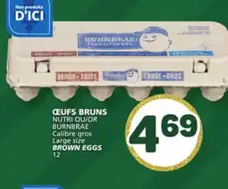 Marché Bonichoix NUTRI OR BURNBRAE BROWN EGGS offer