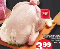 Marché Bonichoix FRESH WHOLE CHICKEN offer