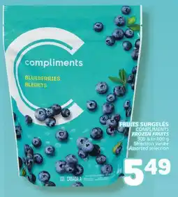 Marché Bonichoix COMPLIMENTS FROZEN FRUITS offer