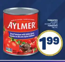 Marché Bonichoix AYLMER ACCENT TOMATOES offer