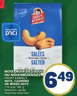 Marché Bonichoix KRISPY KERNELS NUTS, CASHEWS OR MIXED NUTS offer