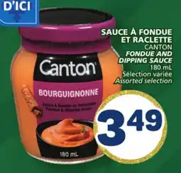 Marché Bonichoix CANTON FONDUE AND DIPPING SAUCE offer