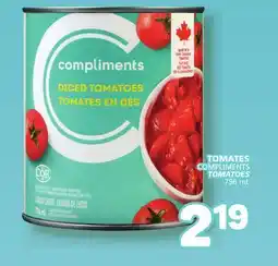 Marché Bonichoix COMPLIMENTS TOMATOES offer