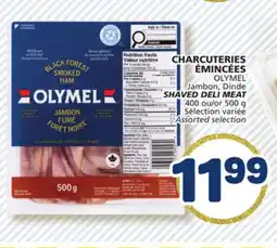 Marché Bonichoix OLYMEL SHAVED DELI MEAT offer