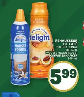 Marché Bonichoix INTERNATIONAL DELIGHT MOUSSE FROIDE (396 g) COFFEE ENHANCER 946 mL offer