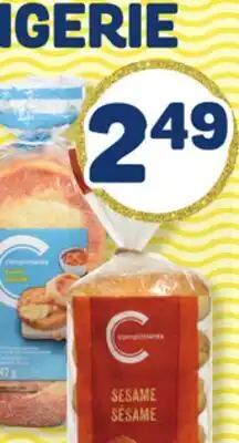 Marché Bonichoix COMPLIMENTS HAMBURGER, HOT-DOG BUNS, BAGELS OR ENGLISH MUFFINS offer