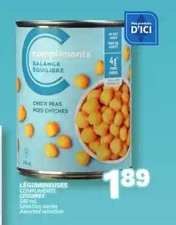 Marché Bonichoix COMPLIMENTS LEGUMES offer