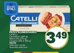Marché Bonichoix CATELLI Cannelloni (200 g), Manicotti (225 g), Lasagne (250 to 500 g) PASTA offer