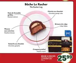 Marché Bonichoix PÂTISSERIE JESSICA LE ROCHER LOG offer