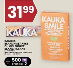 Rachelle-Bery Grocery KAUKA SMILE WHITENING STRIPS OR PURPLE GEL offer