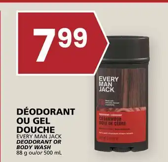 Rachelle-Bery Grocery EVERY MAN JACK DEODORANT OR BODY WASH offer
