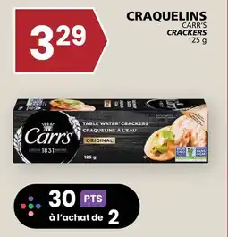 Rachelle-Bery Grocery CARR'S CRACKERS offer