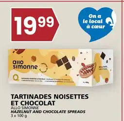 Rachelle-Bery Grocery ALLO SIMONNE HAZELNUT AND CHOCOLATE SPREADS offer