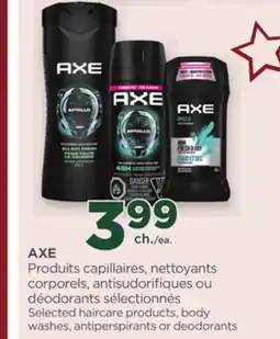 Proxim AXE Selected haircare products, body washes, antiperspirants or deodorants offer