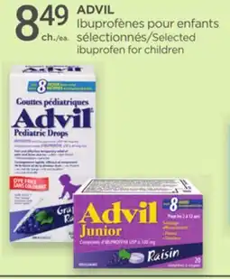 Proxim ADVIL Selected ibuprofen for children offer