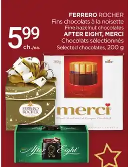Proxim FERRERO ROCHER, AFTER EIGHT, MERCI offer