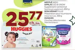 Proxim NESTLÉ, SIMILAC, BON DÉPART PLUS, HUGGIES offer