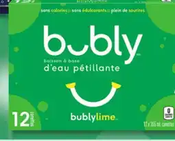 IGA BUBLY WATER-BASED BEVERAGE OR CARBONATED NATURAL SPRING WATER offer