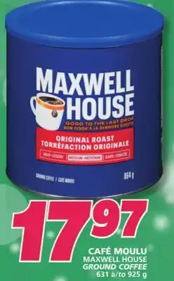 IGA MAXWELL HOUSE GROUND COFFEE offer