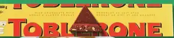IGA TOBLERONE CHOCOLATE offer