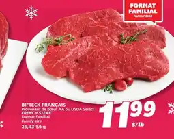 IGA FRENCH STEAK offer