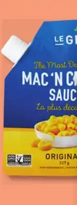 IGA LE GRAND MAC'N CHEESE SAUCE offer