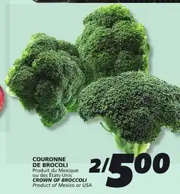 IGA CROWN OF BROCCOLI offer
