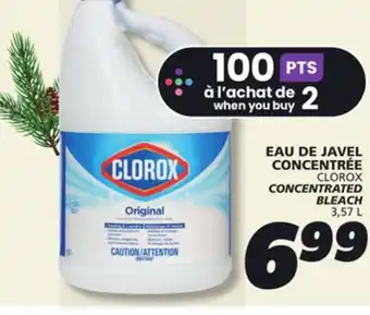 IGA CLOROX CONCENTRATED BLEACH offer