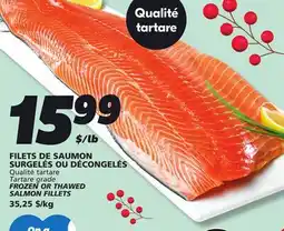 IGA FROZEN OR THAWED SALMON FILLETS offer