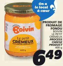 IGA BOIVIN CHEESE PRODUCT offer