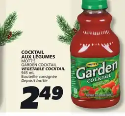 IGA MOTT'S GARDEN COCKTAIL VEGETABLE COCKTAIL offer