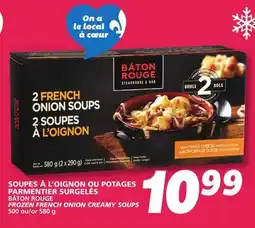 IGA BÂTON ROUGE FROZEN FRENCH ONION CREAMY SOUPS offer