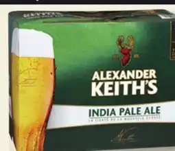 IGA ALEXANDER KEITH'S BEER offer