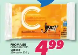 IGA COMPLIMENTS CHEESE offer