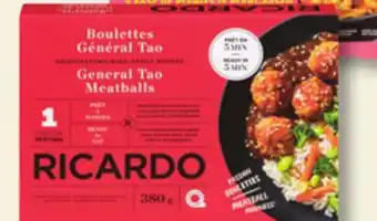 IGA RICARDO FROZEN MEAL offer