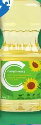 IGA COMPLIMENTS CANOLA, SUNFLOWER OR VEGETABLE OIL offer