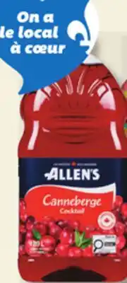 IGA ALLEN'S COCKTAIL, FRUIT JUICE OR BEVERAGE offer