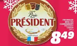 IGA PRÉSIDENT CHEESE offer