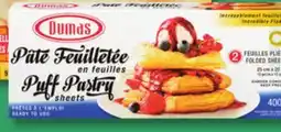 IGA DUMAS PUFF PASTRIES offer