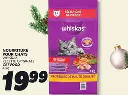 IGA WHISKAS RECETTE ORIGINALE CAT FOOD offer