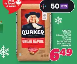 IGA QUAKER OATMEAL offer