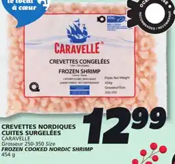 IGA CARAVELLE FROZEN COOKED NORDIC SHRIMP offer