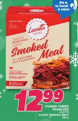 IGA LEVITTS SLICED SMOKED MEAT offer