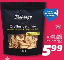 IGA THÉBERGE CRISPY PORK RINDS offer