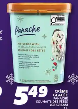 IGA PANACHE SOUHAITS DES FÊTES ICE CREAM offer