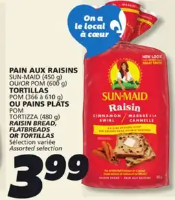 IGA SUN-MAID RAISIN BREAD offer