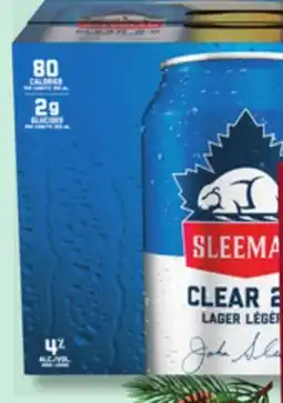 IGA SLEEMAN CLEAR 2.0 BEER offer