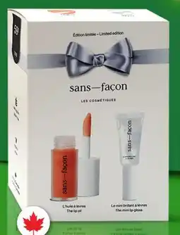 Familiprix Sans-Façon The Lip Oil Gift Set offer