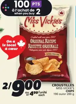IGA MISS VICKIE'S CHIPS offer