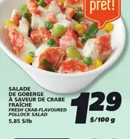 IGA FRESH CRAB-FLAVOURED POLLOCK SALAD offer